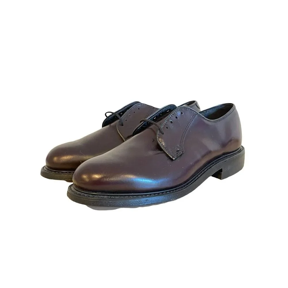 Knapp K160 Brown Leather Dress Shoe Men 7 EE Goodyear GT Oil Proof USA B27 92029